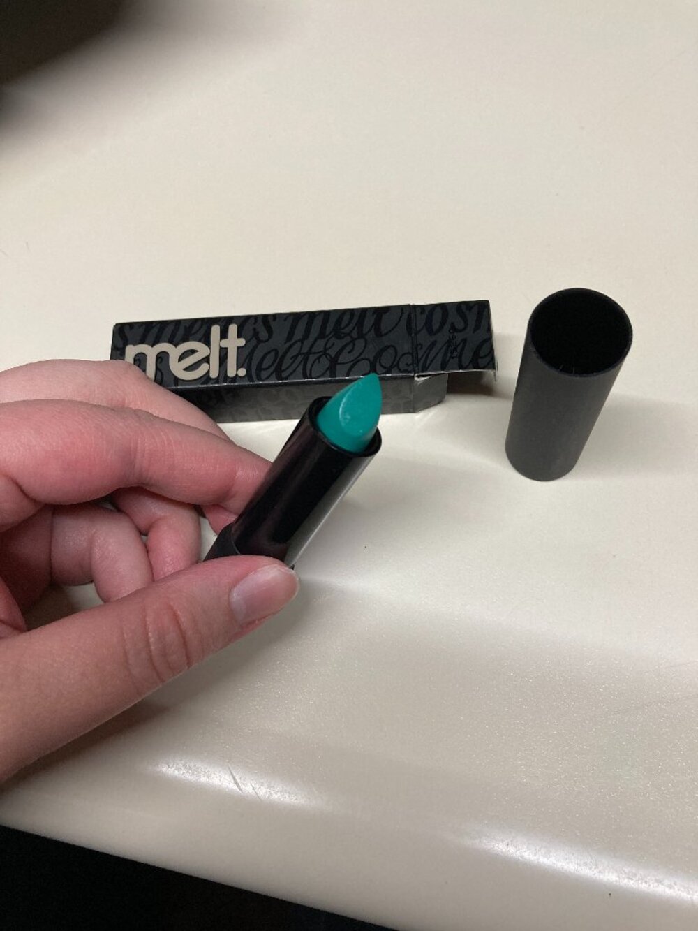 Melt Cosmetics Ultra Matte Lipstick - BLITZED (Discontinued Teal Green) BNIB
